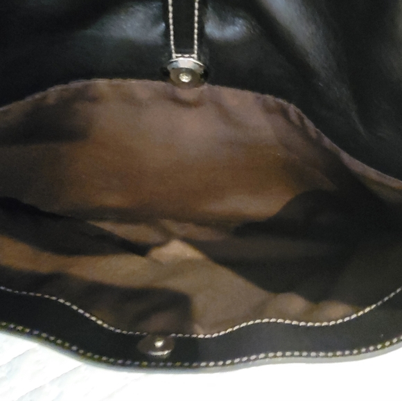 Coach Hamilton Leather bag with Silver Clip - Picture 12 of 16